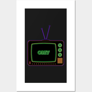 Retro TV | Obey | Pop Art Posters and Art